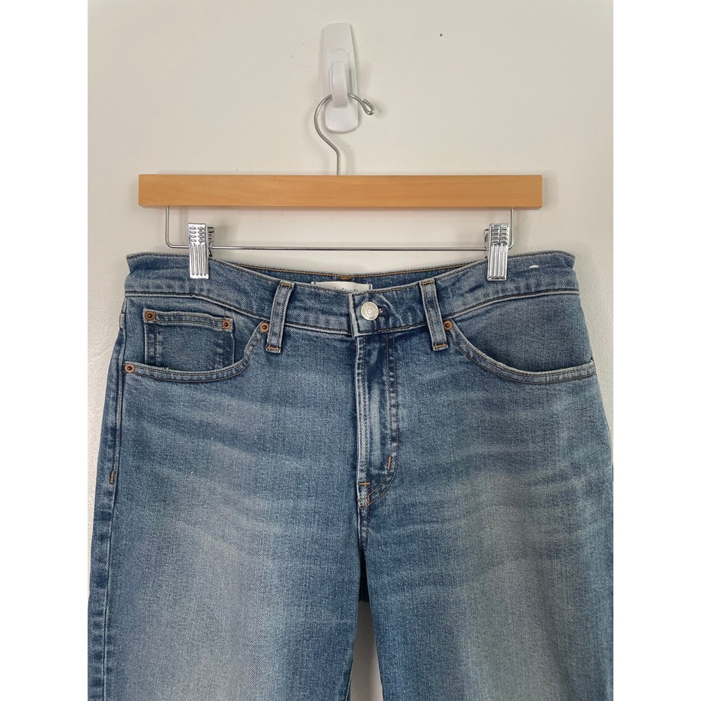 Madewell The Petite Jules Slim Straight Leg Jean 28 Petite Blue Denim NY555 - Picture 5 of 12